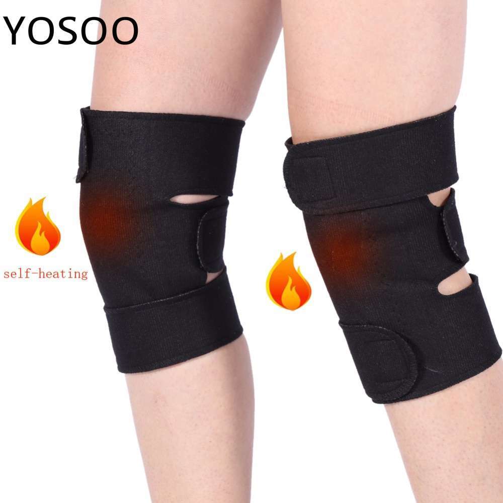 1 Pair Tourmaline Self Heating Knee Pads Magnetic Therapy ...