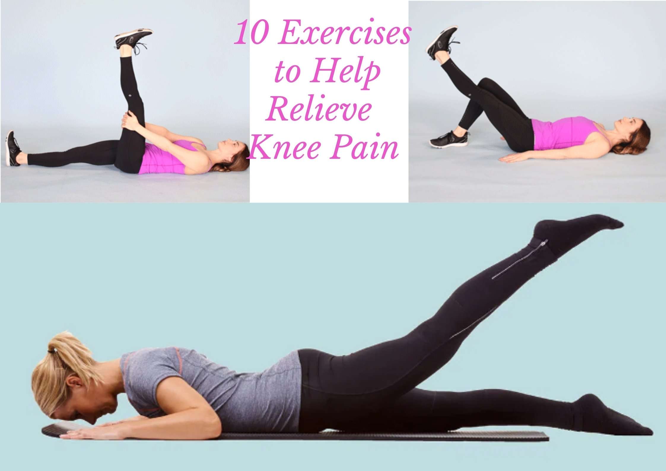 10 Exercises to Help Relieve Knee Pain