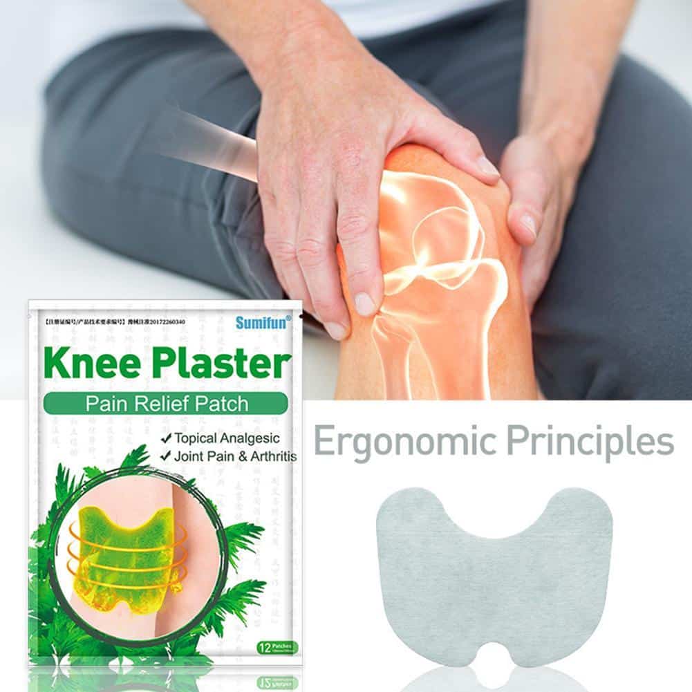 12pcs Knee Joint Pain Relief Patch Extract Plaster Rheumatoid Arthritis ...