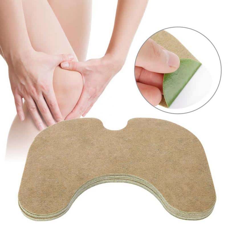 12Pcs/Box Wormwood Knee Pain Paste Sticking Knee Joint Self heating ...