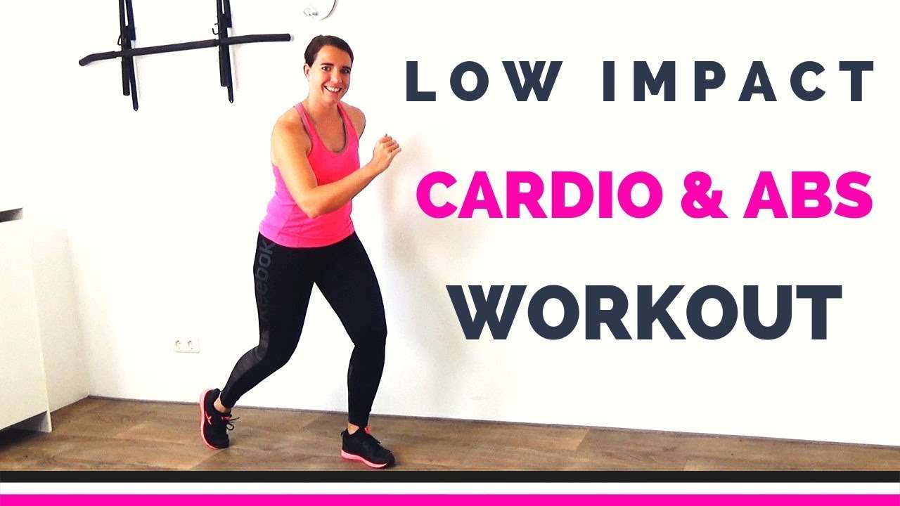 40 Minute Low Impact Workout for Bad Knees â Cardio and Abs Exercises ...