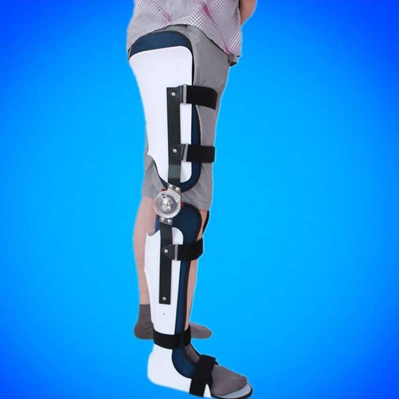 Adjustable Knee Ankle Foot Orthosis Immobilization Support Thigh ...