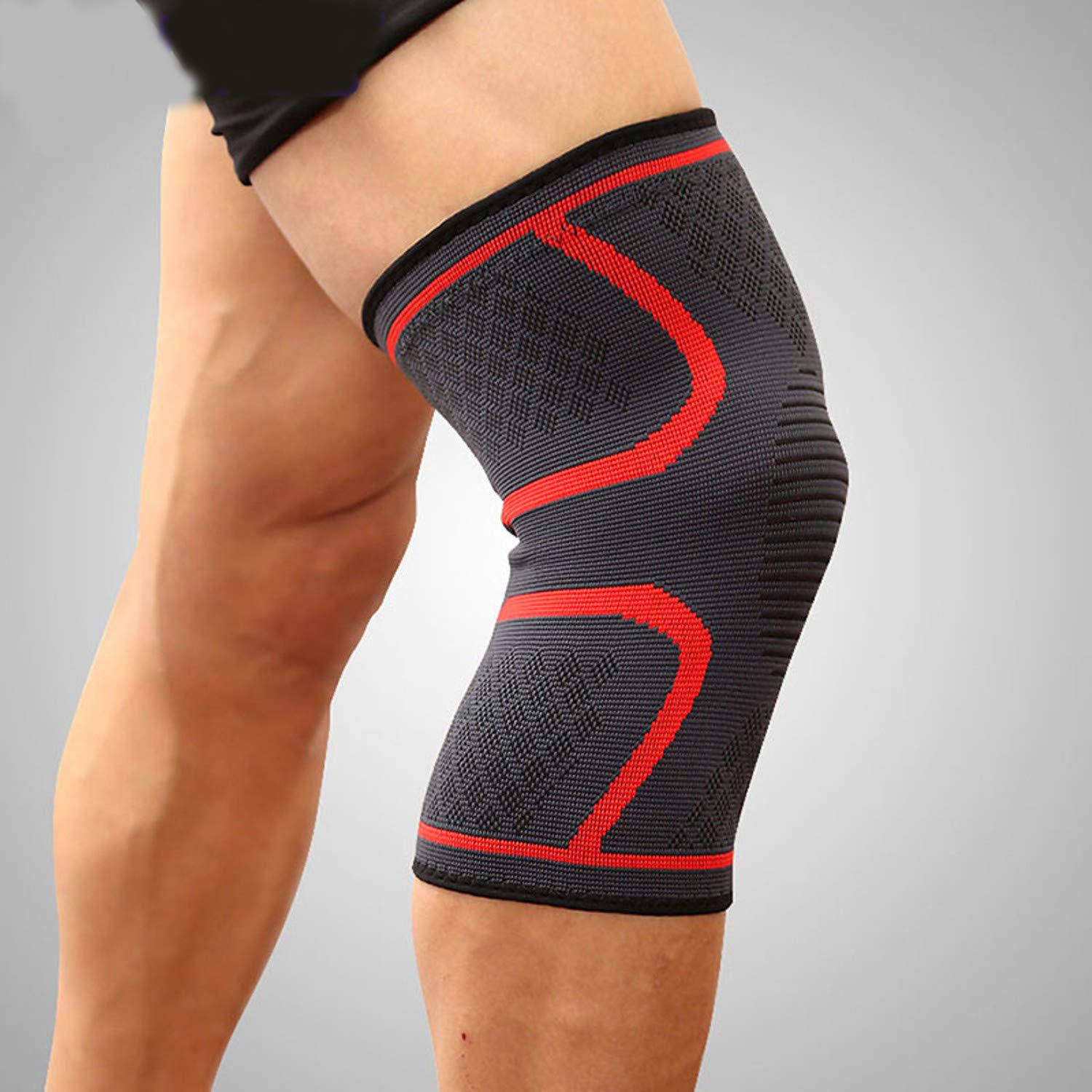DCF Compression Knee Sleeve Best Knee Brace Support Sports ...