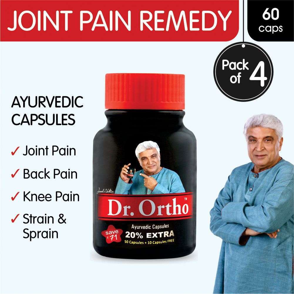 Dr Ortho Joint Pain Relief Capsules 60Caps, Pack of 4 ...
