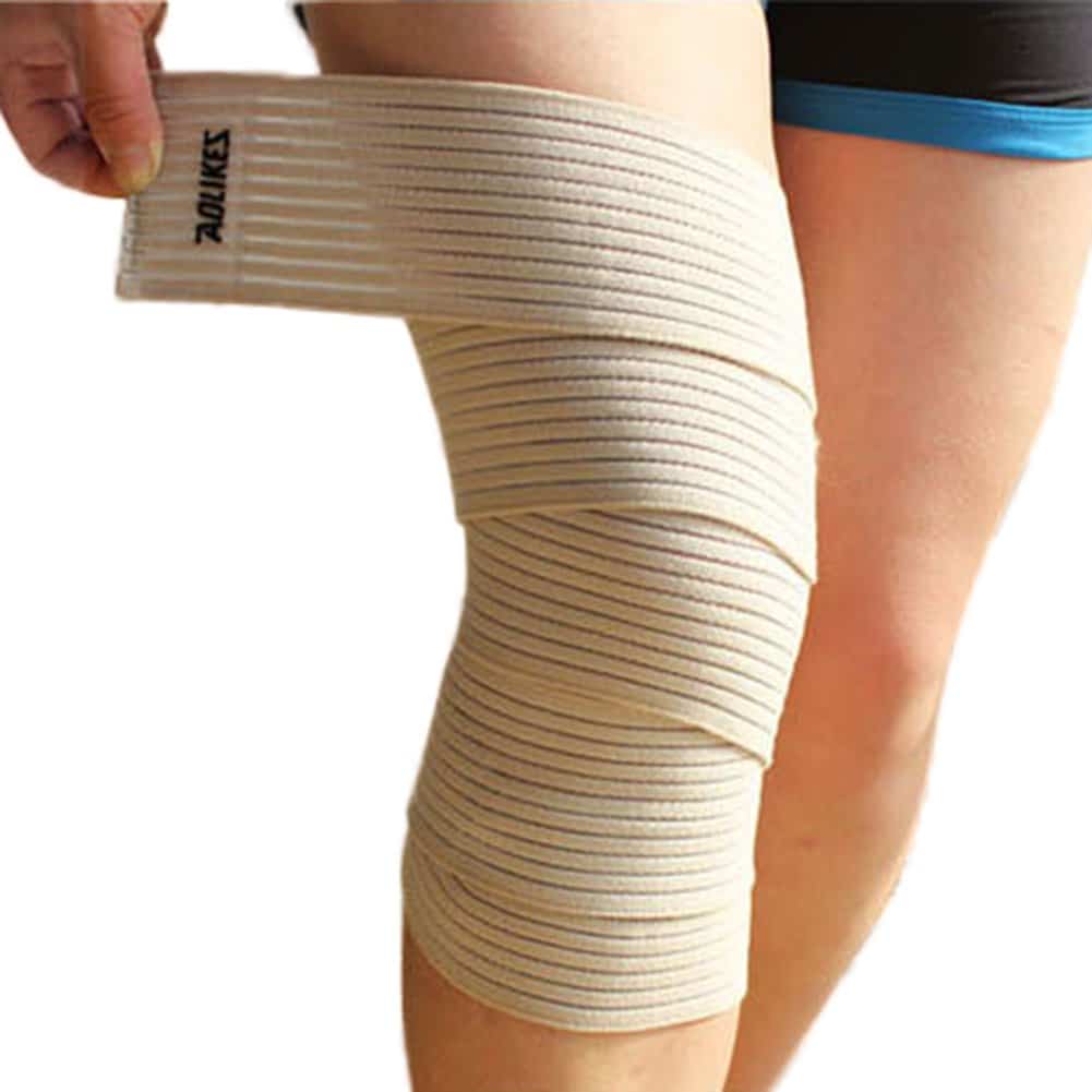 Elastic Force Knee Elbow Wrist Ankle Support Wrap Bandage Compression ...