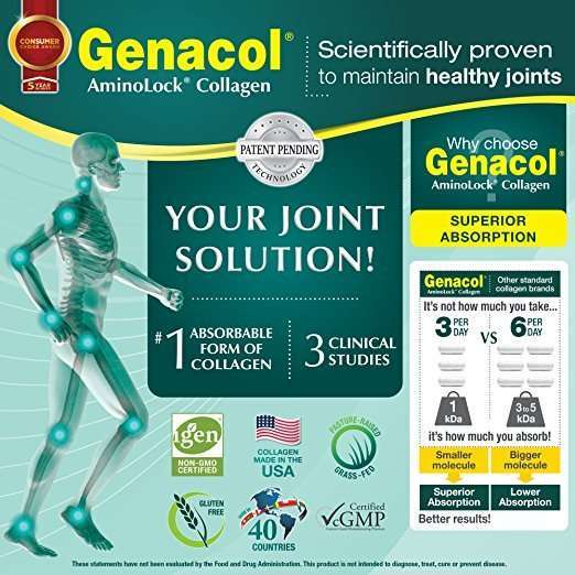 GENACOL LIQUID Collagen for Back, Knees, Hands Joints and ...