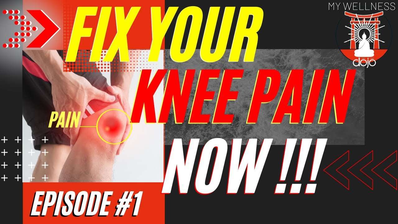 How to fix knee pain fast! Episode #1. Reduce pain immediately!