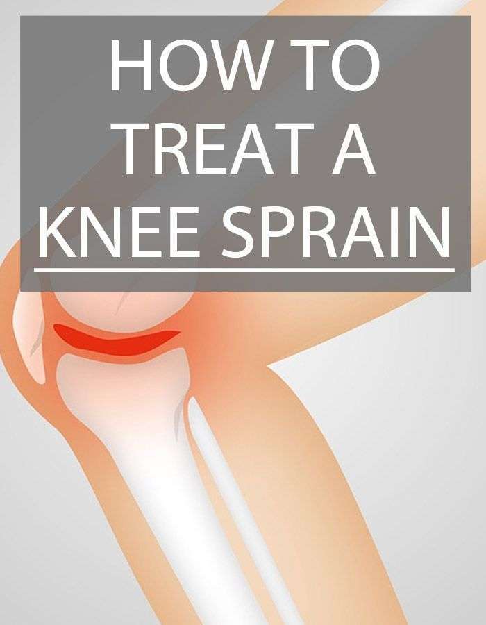 How to Treat a Knee Sprain
