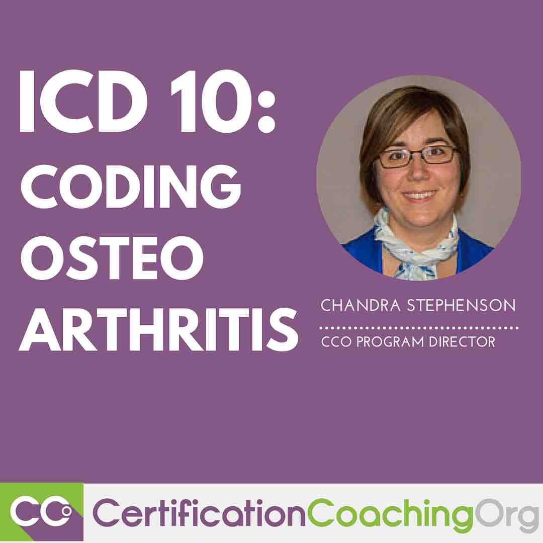 ICD 10 Coding of Osteoarthritis â CCO Medical Coding