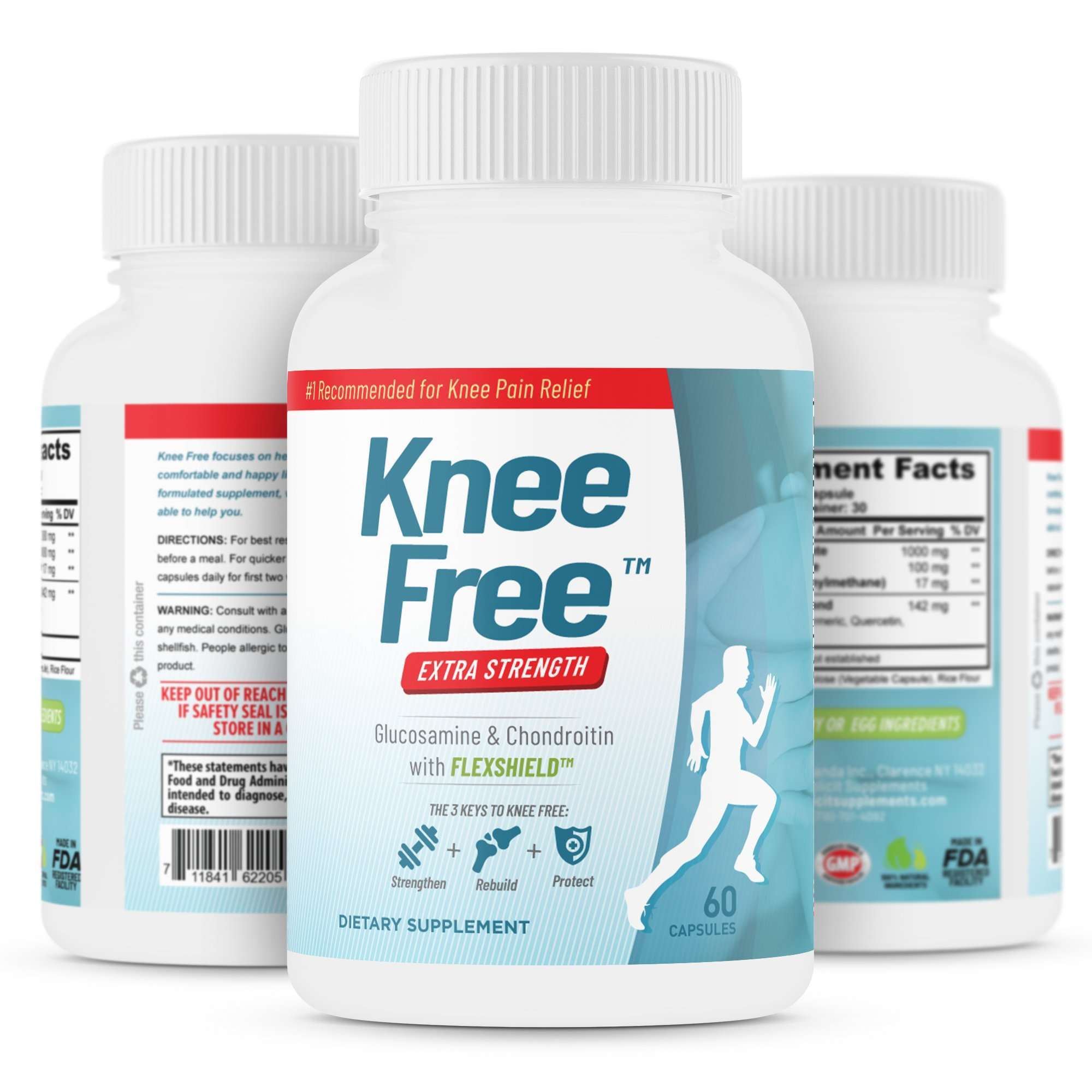 Knee Free  Extra Strength, Focused Formula for Knee Pain Relief ...