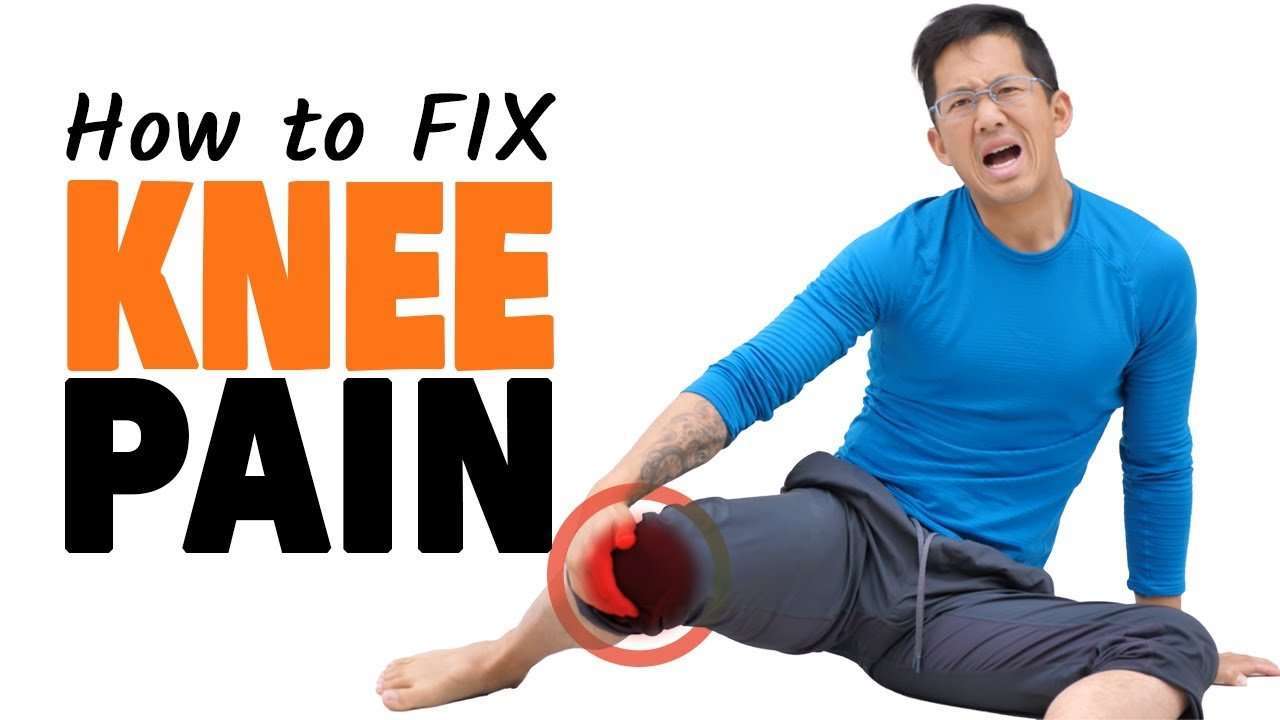 Knee pain during hip stretches