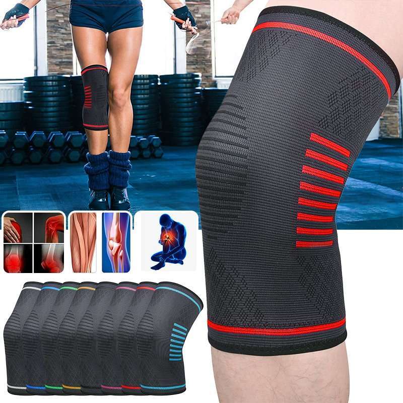 Knee Sleeves Compression Brace Support Sport Joint Injury ...