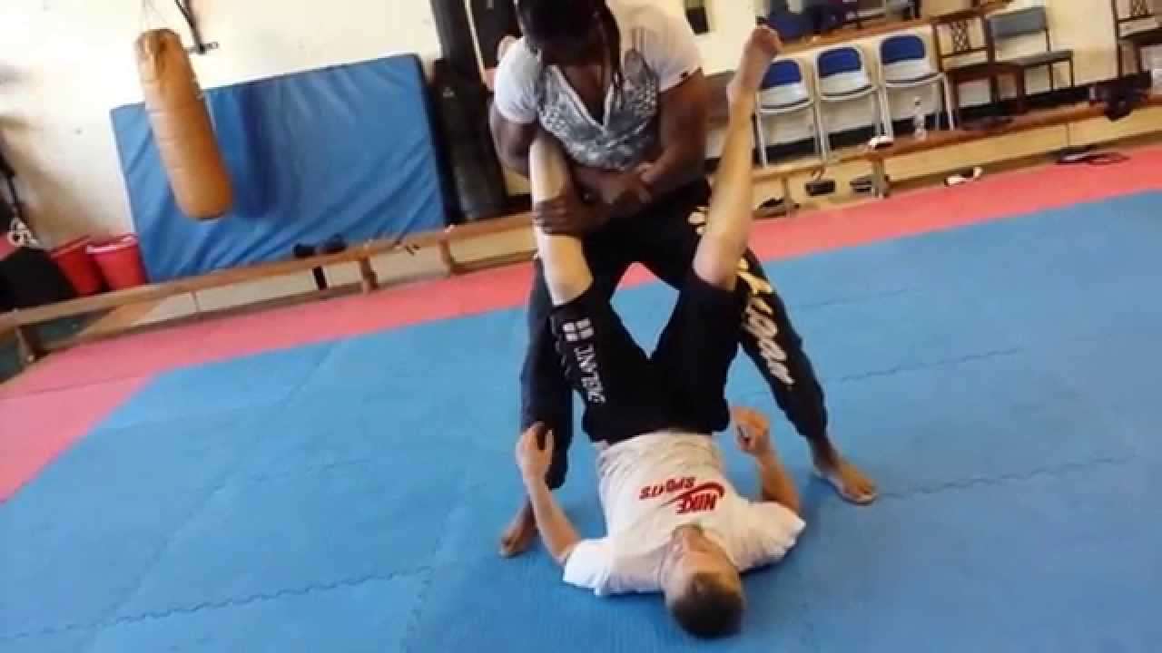 knee takedown and ankle lock