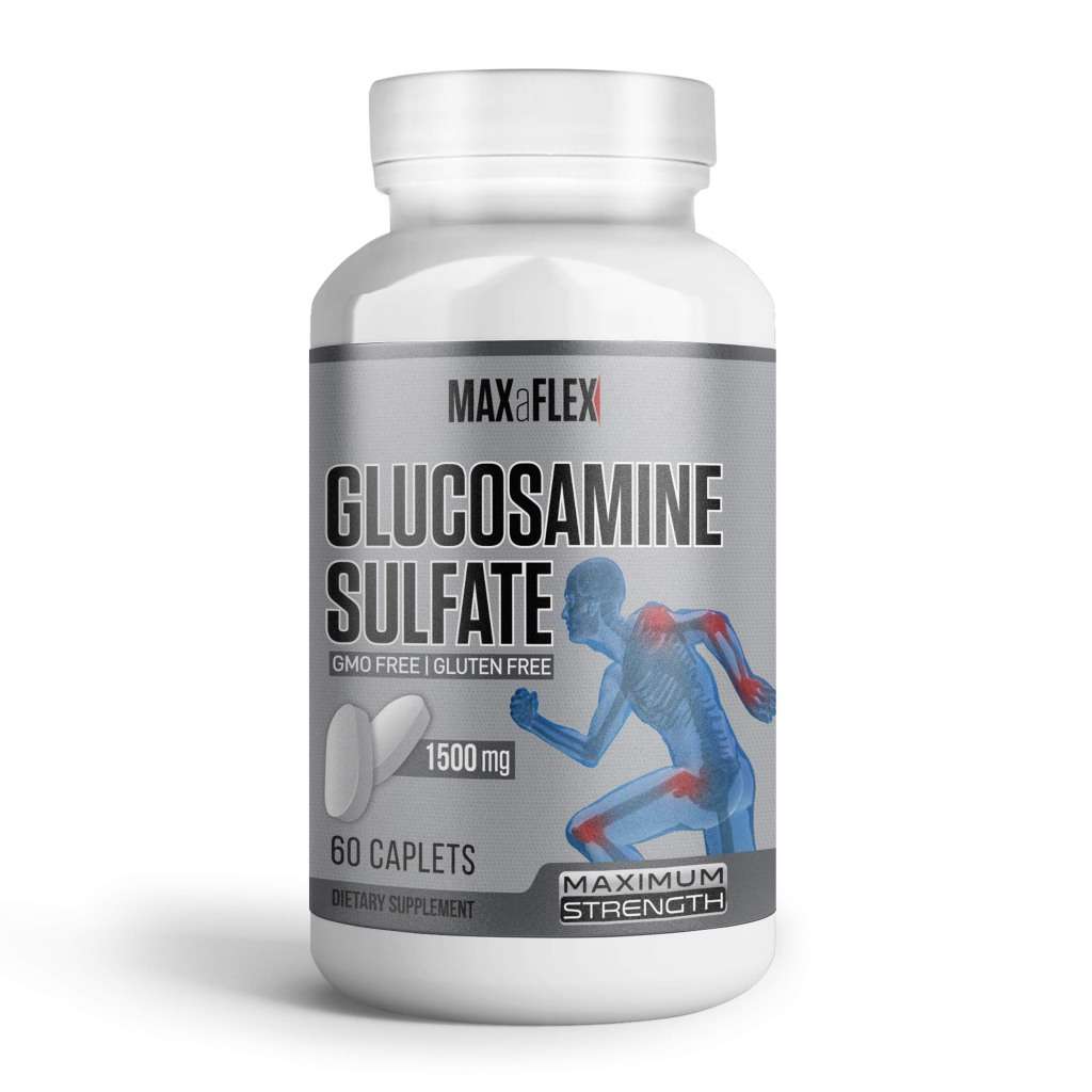 MAXaFLEX  Glucosamine Sulfate, 750mg, 60 Count (1500mg Daily Dosage ...