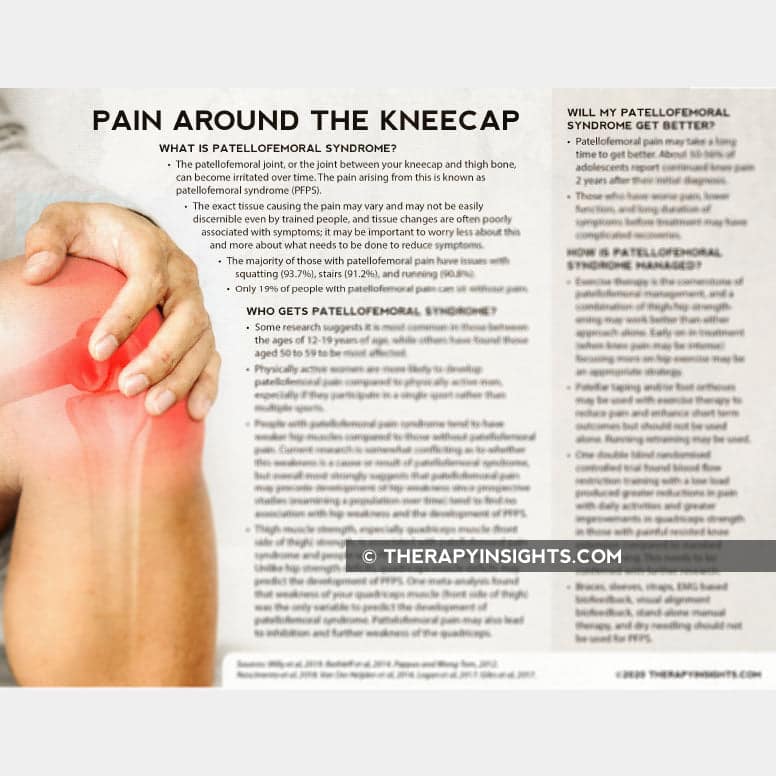 Pain around the Kneecap: What to Expect  Therapy Insights