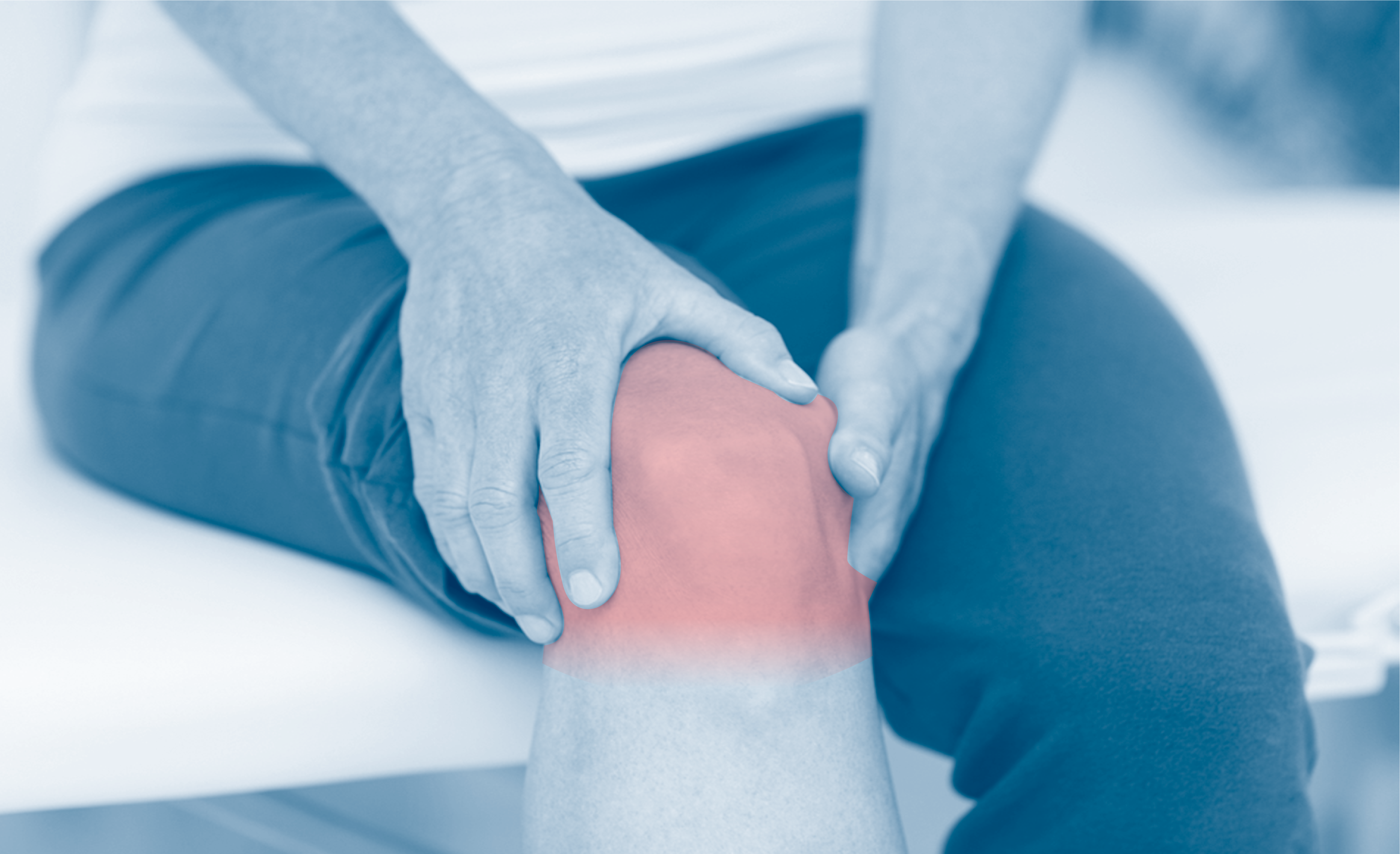 Pain from bone on bone pressure in knee
