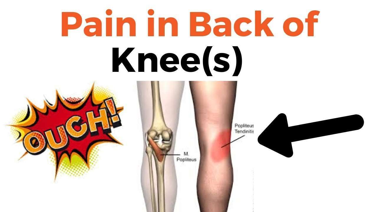 Pain In Back Of Knee After Walking or Sitting Too Long ...