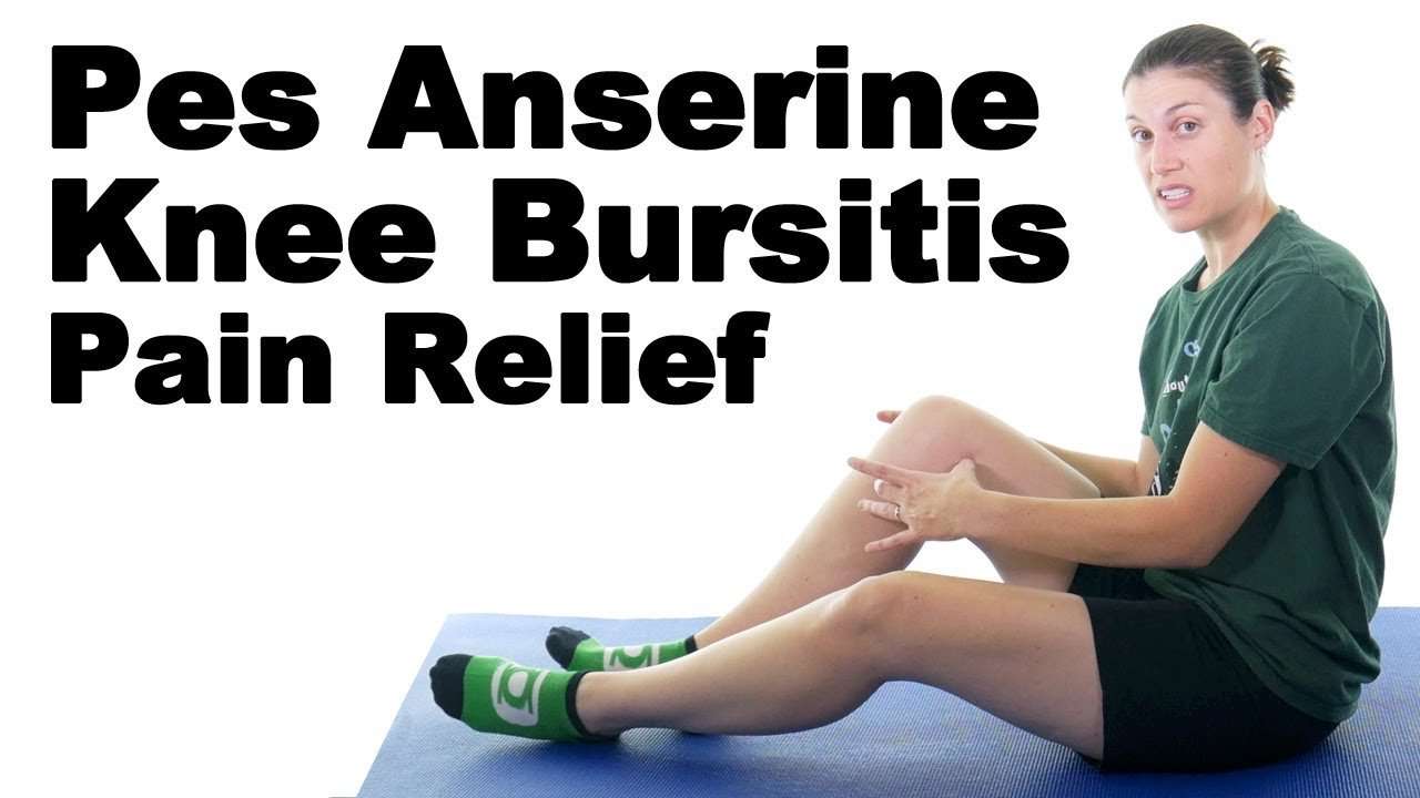 Pes Anserine Knee Bursitis Stretches &  Exercises