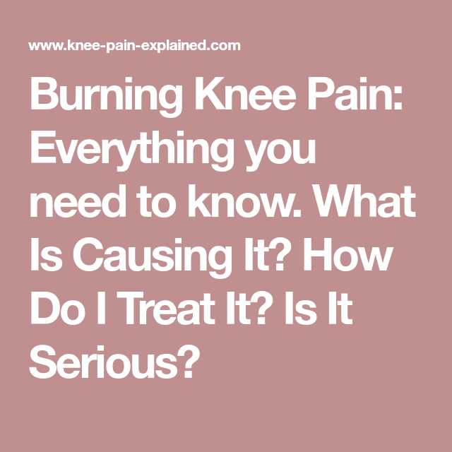 Pin on All About Knee Pain