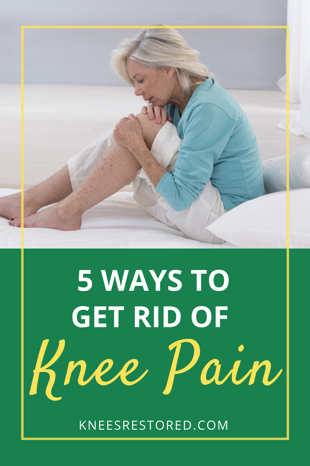 Pin on How to get rid of Knee Pain