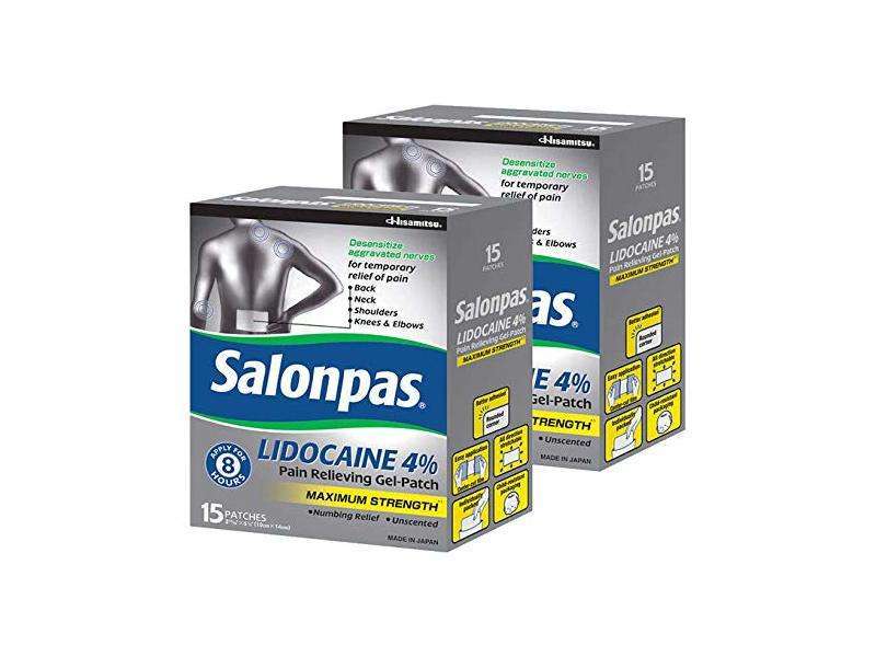 Salonpas Lidocaine Pain Relieving Maximum Strength Gel ...