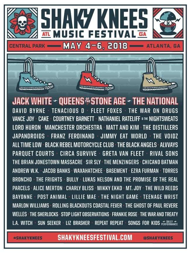 Shaky Knees Music Festival 2018 Lineup! Jack White, The ...