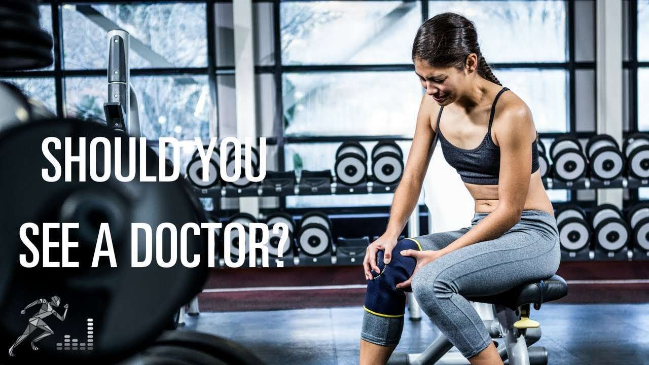 Should I see a doctor for a knee injury?