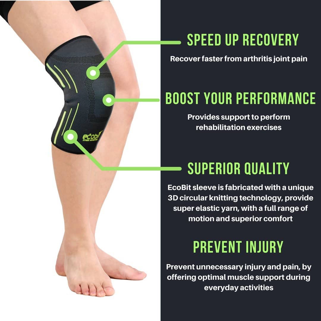 Sports &  Outdoors Ideal for Running EcoBit Knee Support Joint Pain ...
