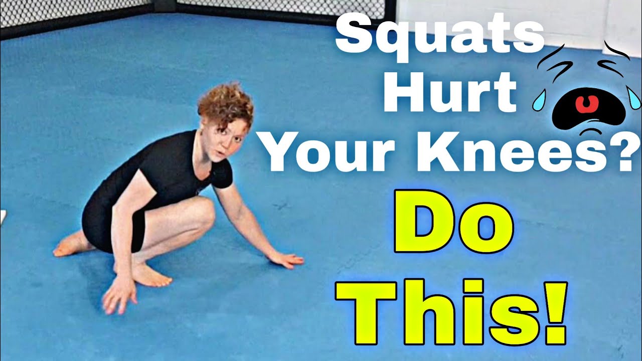 Squats Hurt Your Knees? Do this!