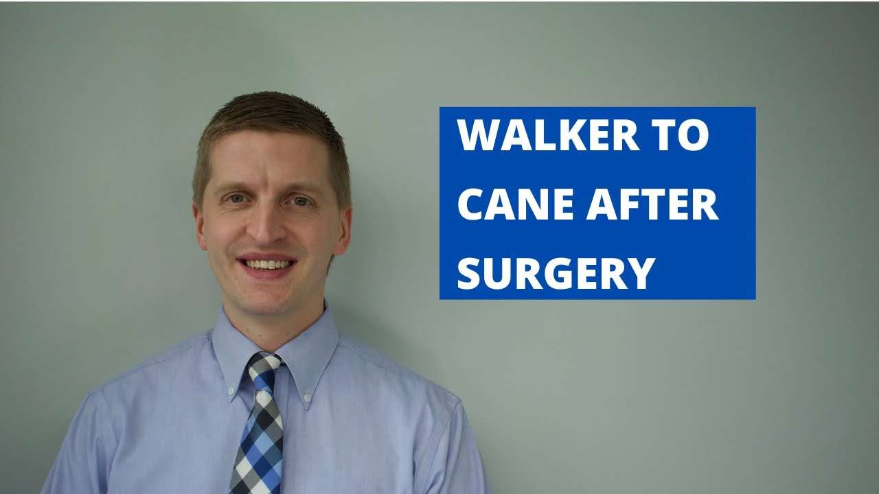 Switch from Walker to Cane after Knee Replacement