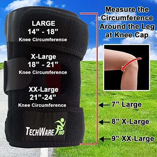 Tech Ware Pro Knee Brace Adjustable Bi