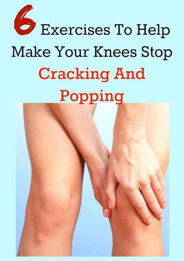 What To Do About Cracking Knees