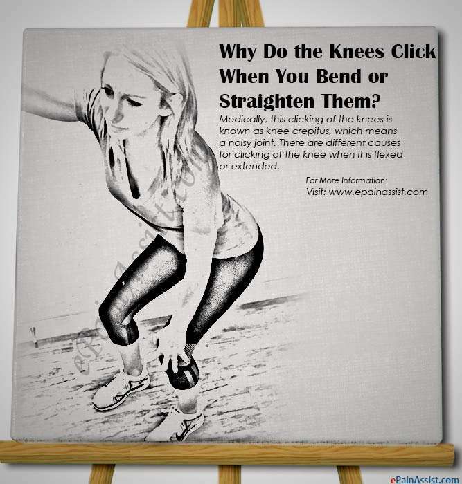 Why Do the Knees Click When You Bend or Straighten Them?