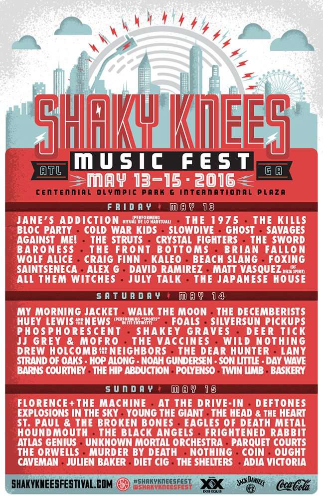 Win Free Tickets to Shaky Knees Festival 2016!